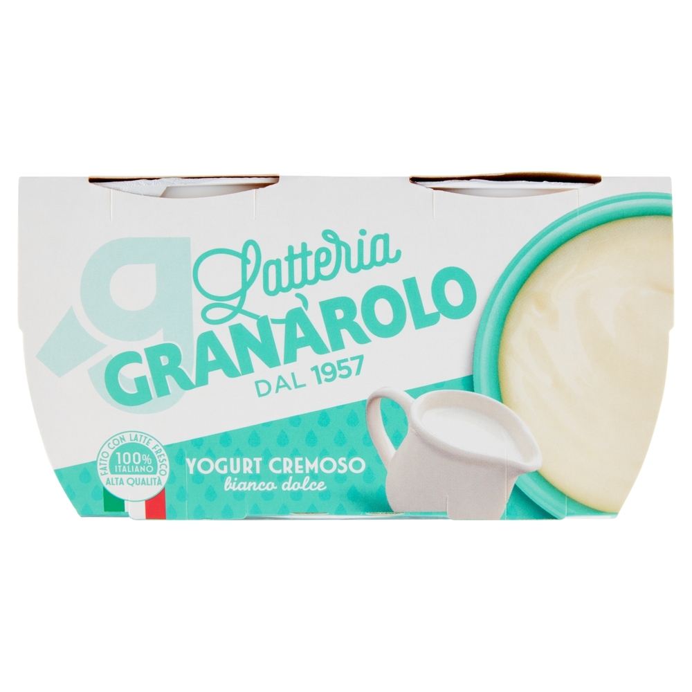 Yogurt Cremoso Bianco Dolce, 2x125 g